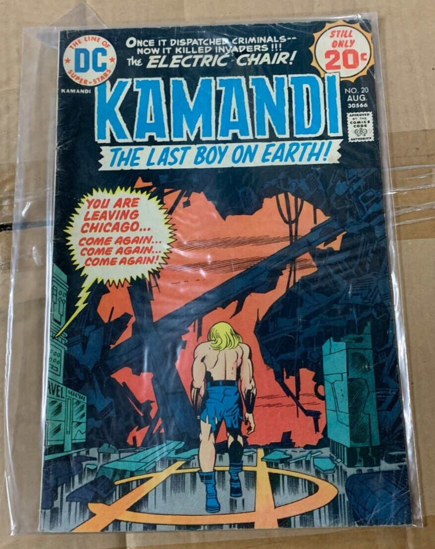 DC Comics "Kamandi: The Last Boy On Earth" #20 (1974) The Electric Chair Kirby